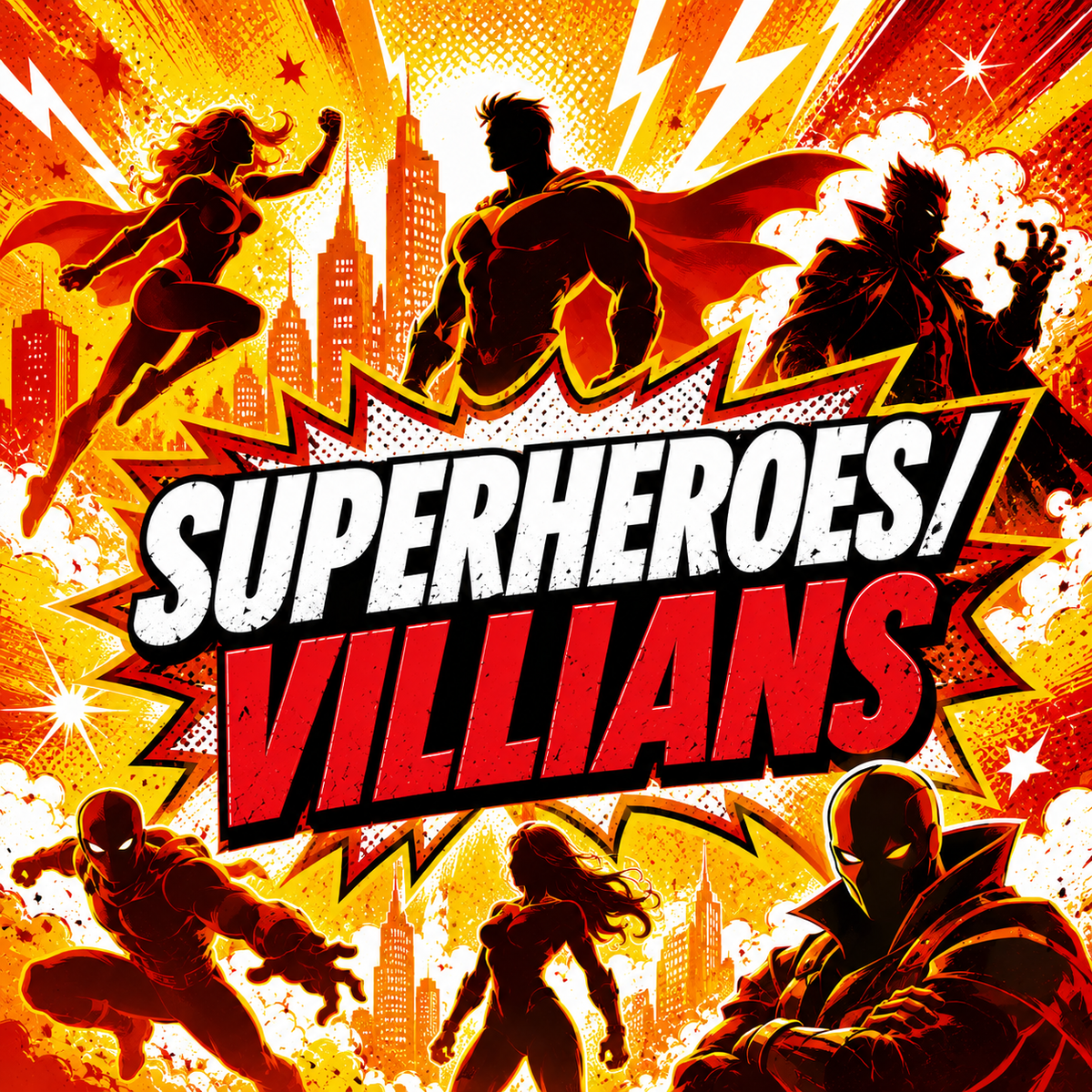 Super Heroes/Villians Brick Figures