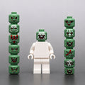 Orc Castle Minifigure heads x12