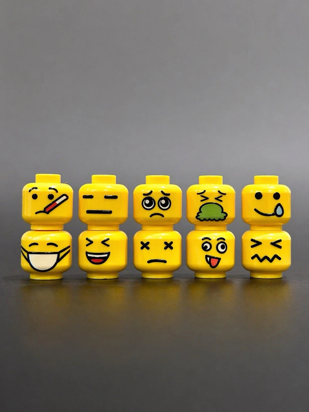 figure Heads Emoji faces Classic x10 (lotB)