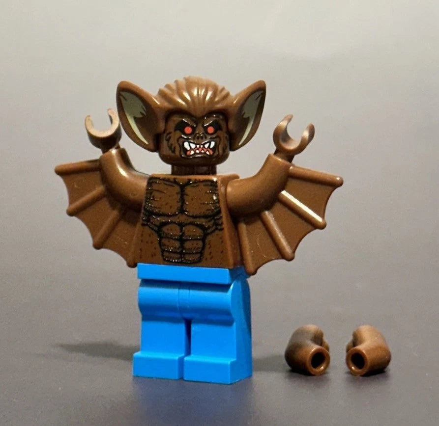 Winged Night Man custom minifigure printed on LEGO®