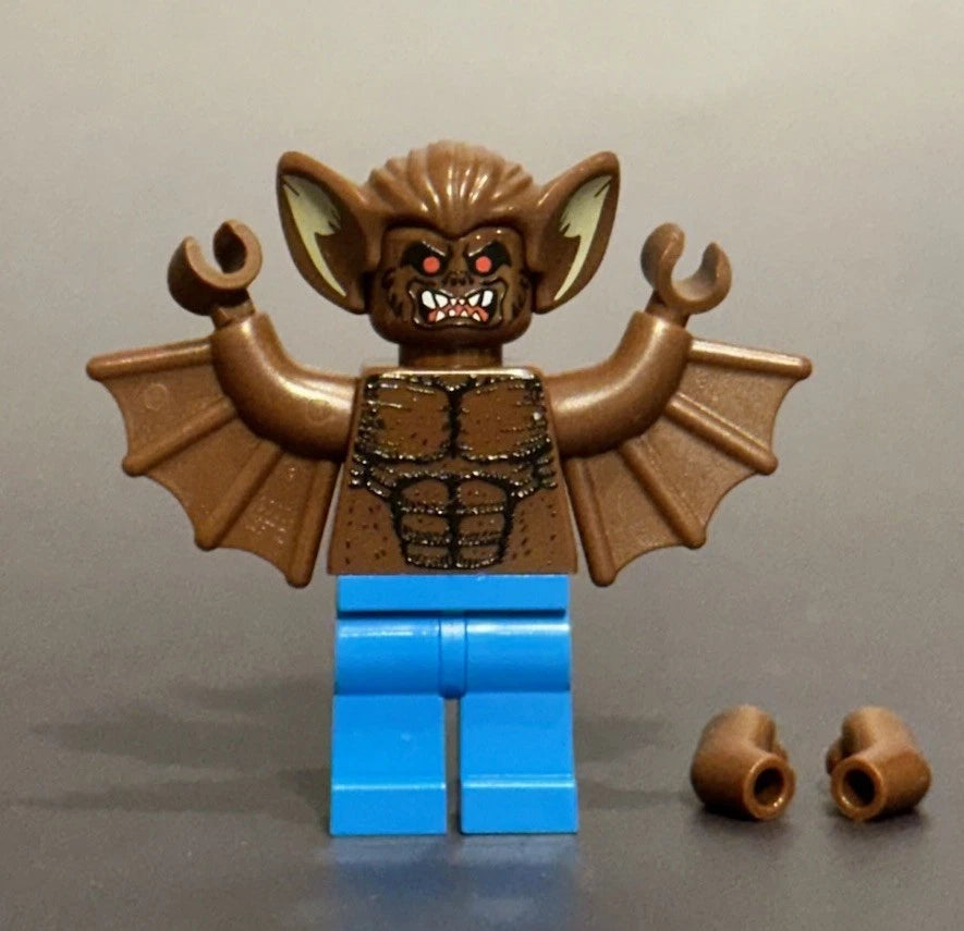 Winged Night Man custom minifigure printed on LEGO®