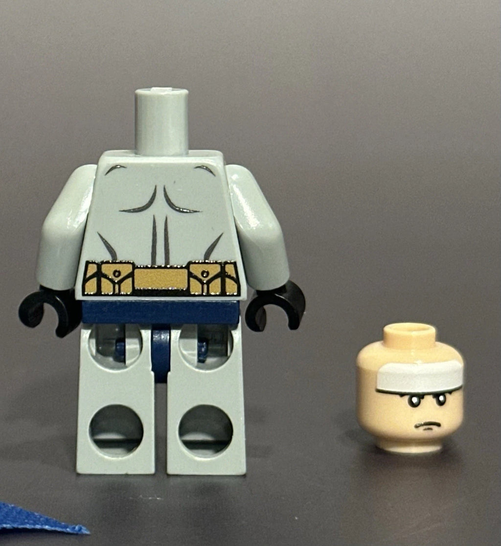 Shadow Knight Dark Blue custom minifigure printed on LEGO®